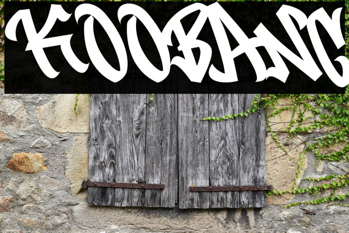 Koobang Font examples