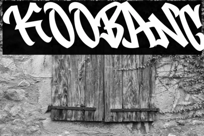 Koobang फ़ॉन्ट examples