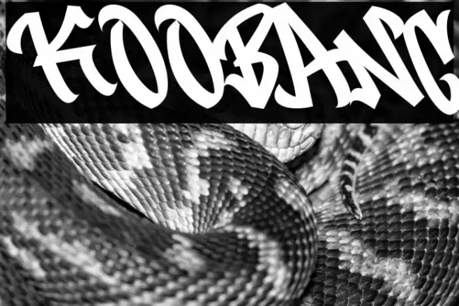 Koobang फ़ॉन्ट examples