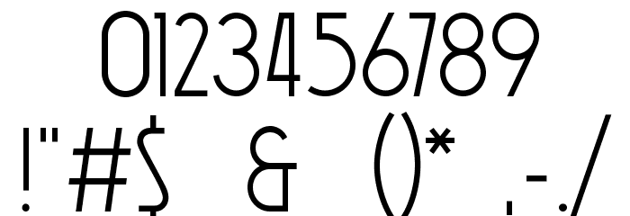 Kookaburra Font OTHER CHARS