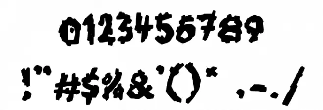 Kookaburra Font OTHER CHARS