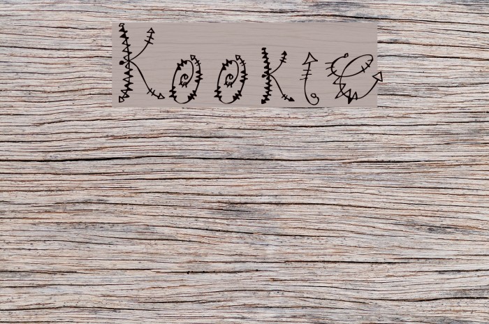 Kookie Font examples