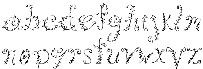 Kookie Font LOWERCASE
