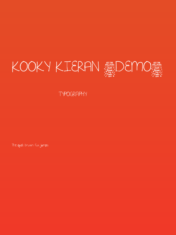 Kooky Kieran [Demo] Poster