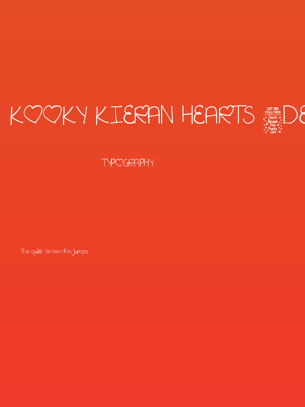 Kooky Kieran Hearts [Demo] Poster