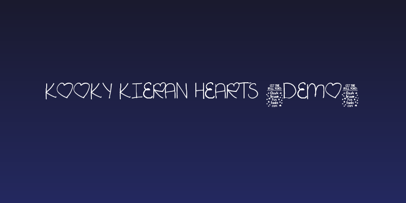 Kooky Kieran Hearts [Demo] Social Header