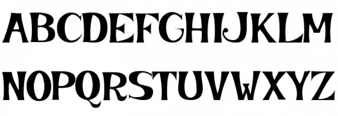 KookyKaps Schriftart Groß