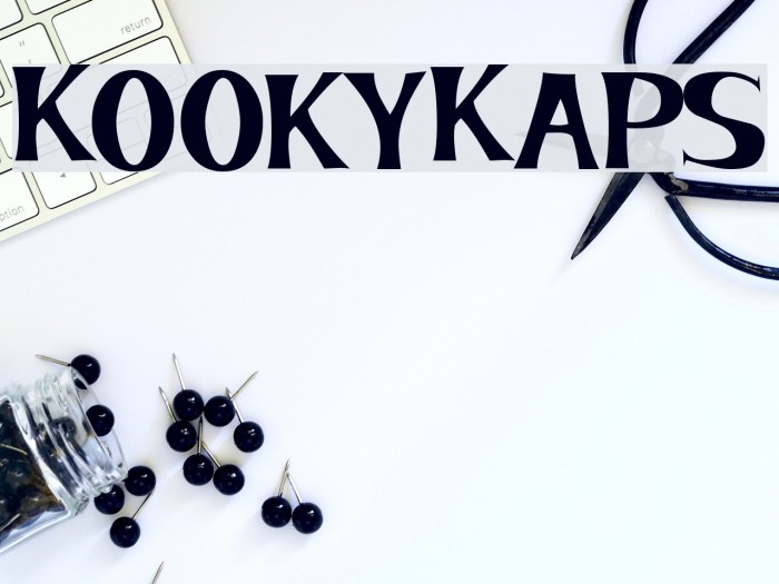 KookyKaps Fonte examples