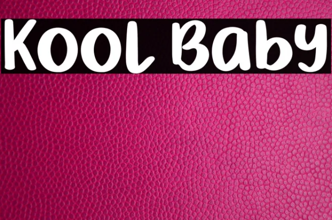 Kool Baby Example 3