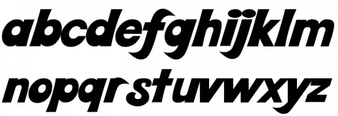 Kool Beans Font LOWERCASE