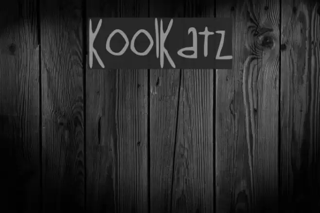 Kool_Katz Font examples