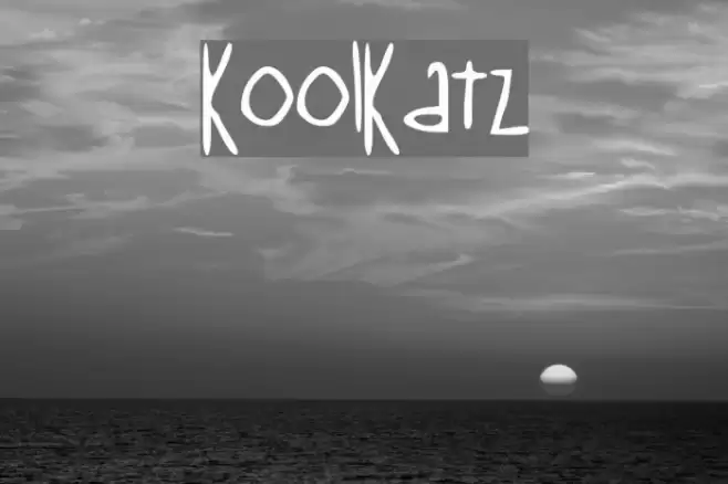 Kool_Katz Font examples