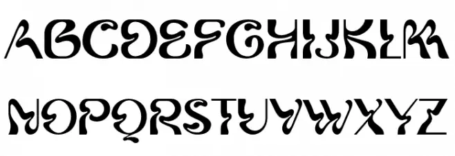 Kooltura ikiiko.com Schriftart Groß
