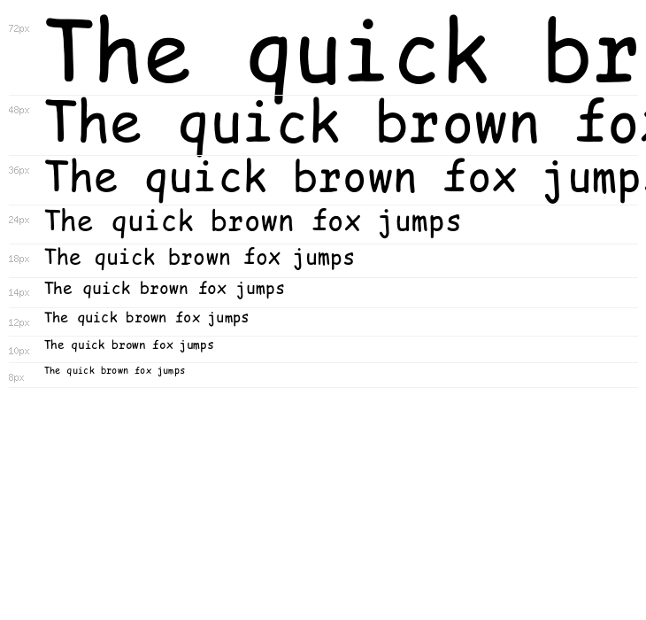 Koomik Mono Regular Waterfall