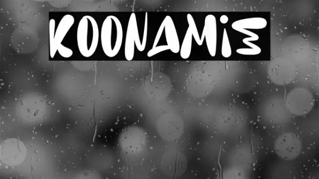 Koonamie Font examples