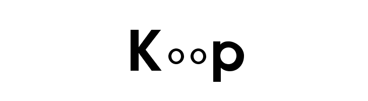 Koop  font caratteri gratis