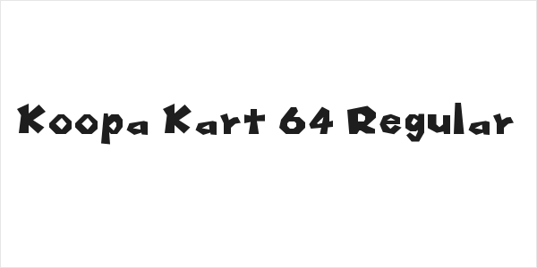 Koopa Kart 64 Regular Logo