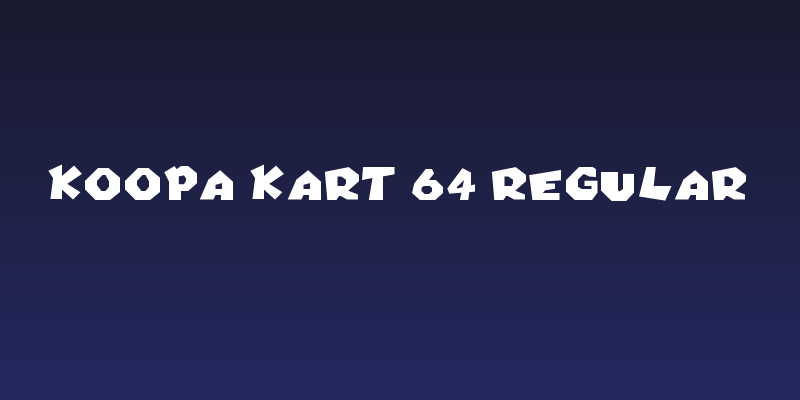 Koopa Kart 64 Regular Social Header