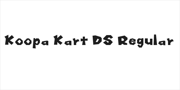 Koopa Kart DS Regular Logo