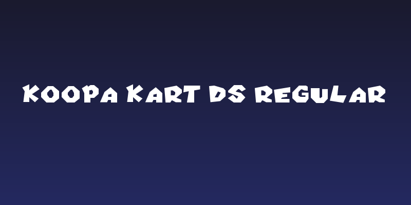 Koopa Kart DS Regular Social Header