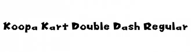Koopa Kart Double Dash Regular  Fuentes Gratis Descargar