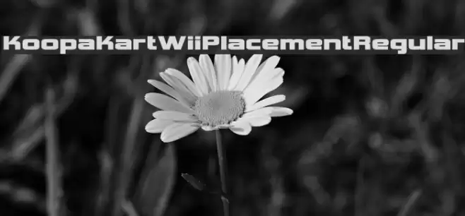 Koopa Kart Wii Placement Regular Fonte examples