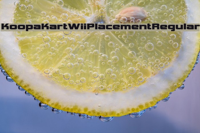 Koopa Kart Wii Placement Regular Fonte examples
