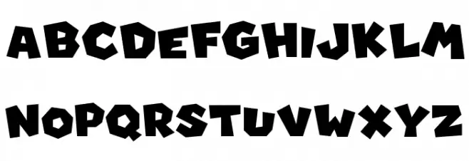Koopa Party 10 Regular Schriftart Groß