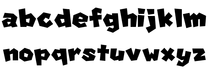 Koopa Party 10 Regular Font LOWERCASE