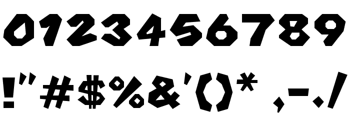Koopa Party 4 Regular Font OTHER CHARS