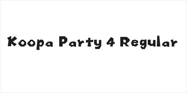 Koopa Party 4 Regular Logo