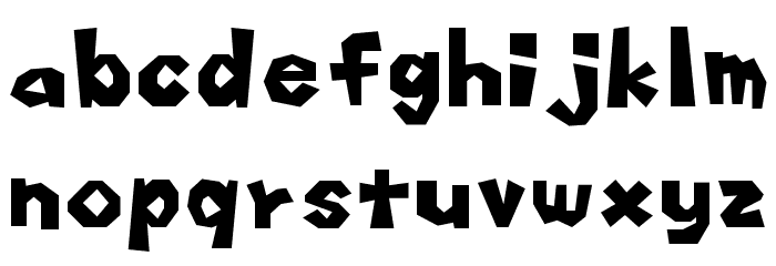 Koopa Party 4 Regular Font LOWERCASE