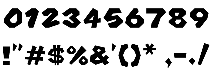 Koopa Party 6 Regular Font OTHER CHARS