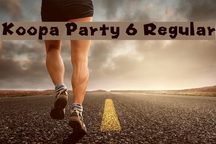 Koopa Party 6 Regular Font examples