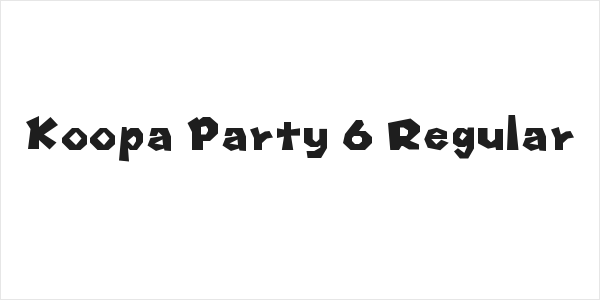 Koopa Party 6 Regular Logo