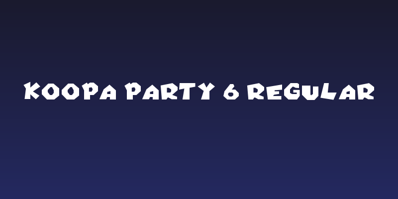 Koopa Party 6 Regular Social Header