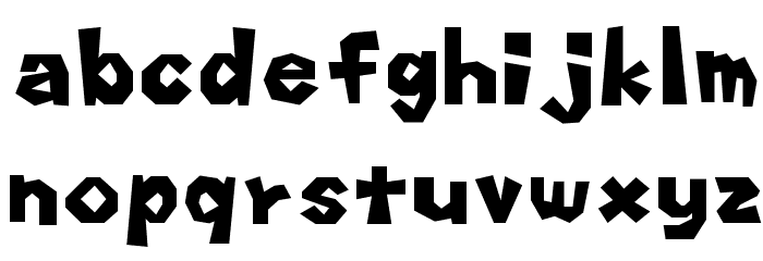 Koopa Party 6 Regular Font LOWERCASE