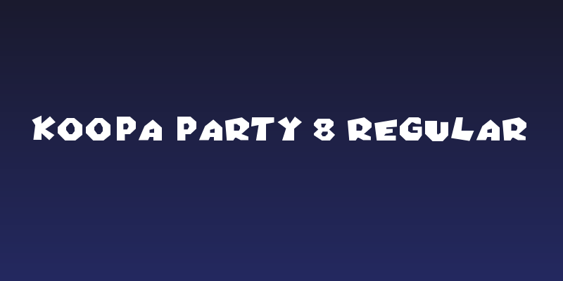 Koopa Party 8 Regular Social Header
