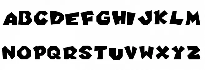 Koopa Superstar Baseball Regular Schriftart Groß