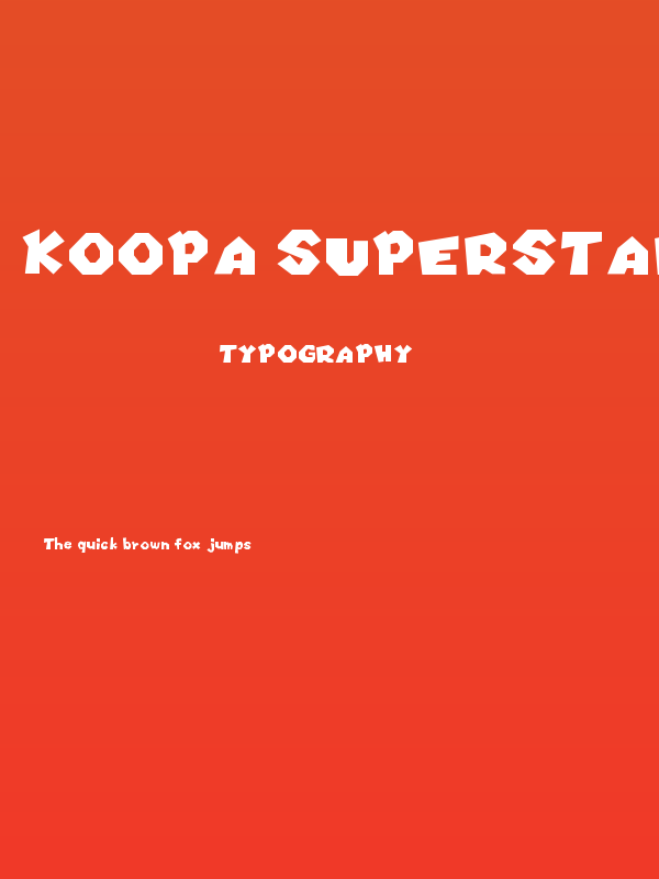 Koopa Superstar Baseball Regular Poster