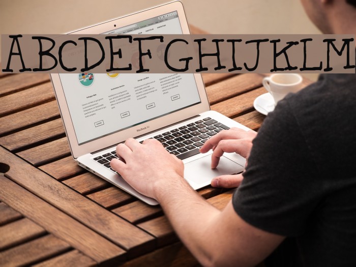 Koorear Font examples