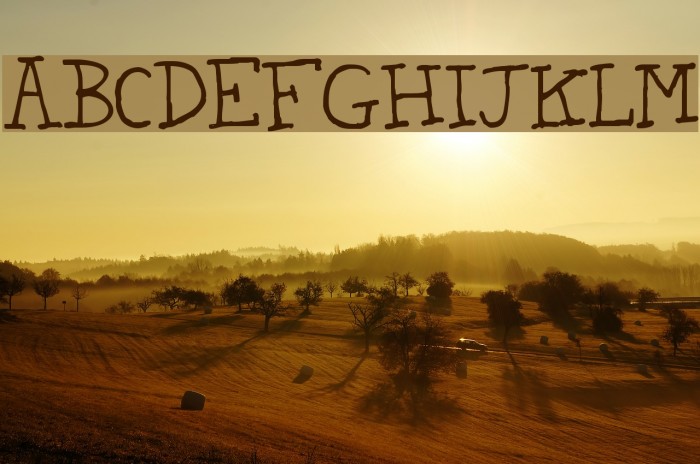 Koorear Font examples