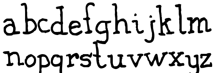 Koorear Font LOWERCASE