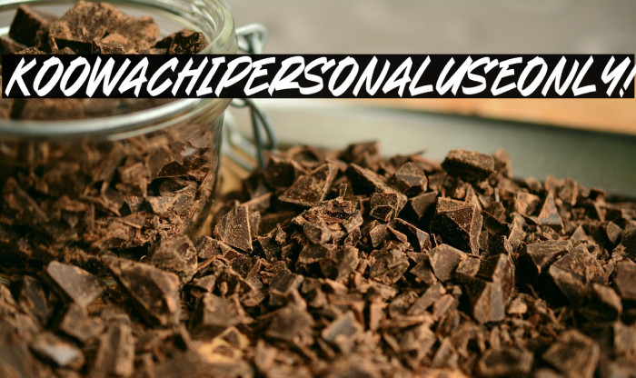 Koowachi PERSONAL USE ONLY! Example 1