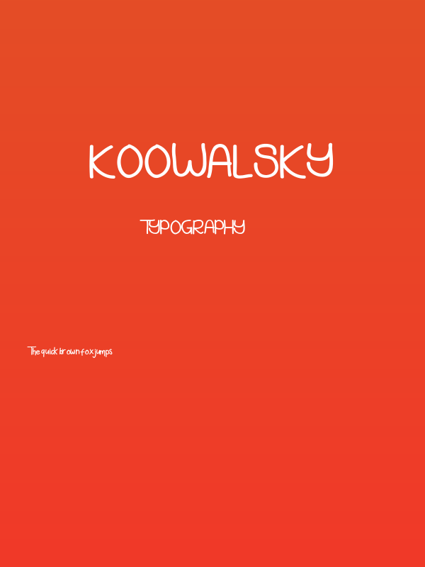 Koowalsky Poster