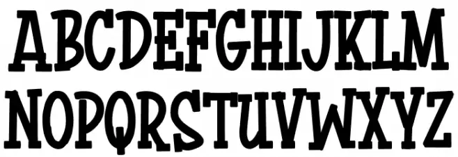 Kopi Arabica Font UPPERCASE