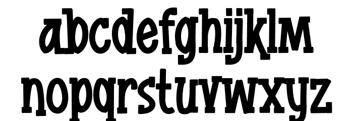 Kopi Arabica Font LOWERCASE