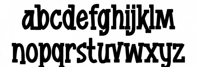 Kopi Arabica Font LOWERCASE
