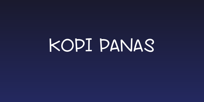 Kopi Panas Social Header