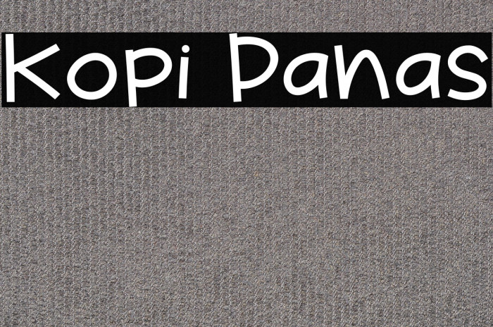 Kopi Panas Example 1